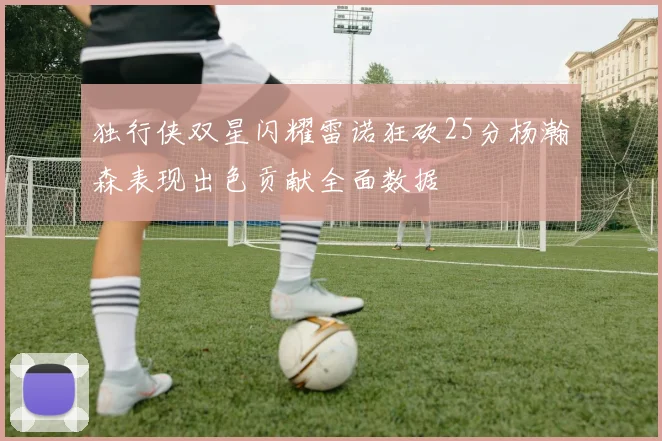 独行侠双星闪耀雷诺狂砍25分杨瀚森表现出色贡献全面数据
